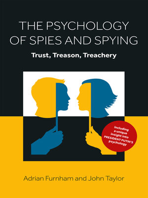 cover image of The Psychology of Spies and Spying